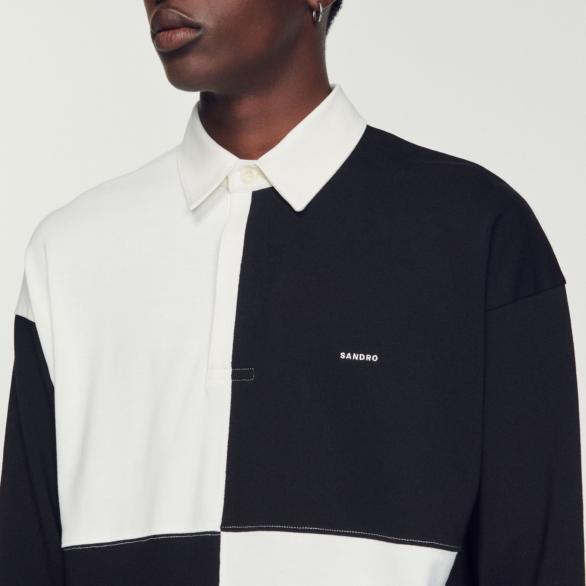 Organic cotton rugby polo shirt - 4