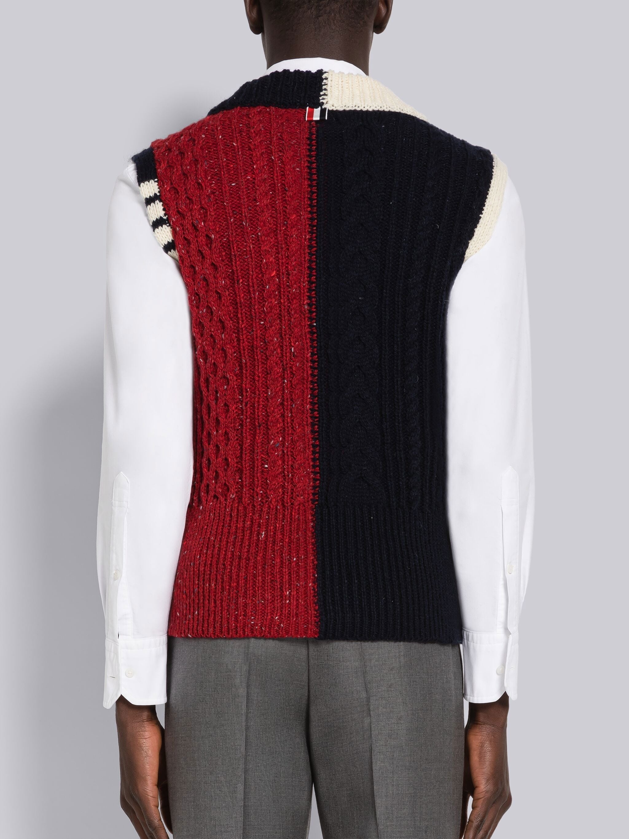 Fun-Mix Cables Donegal 4-Bar Vest - 3