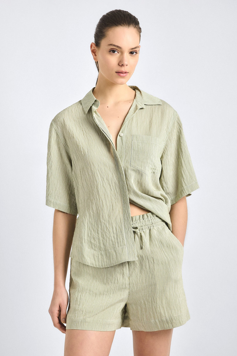 KEATON SPLIT SLEEVE BUTTON FRONT 1