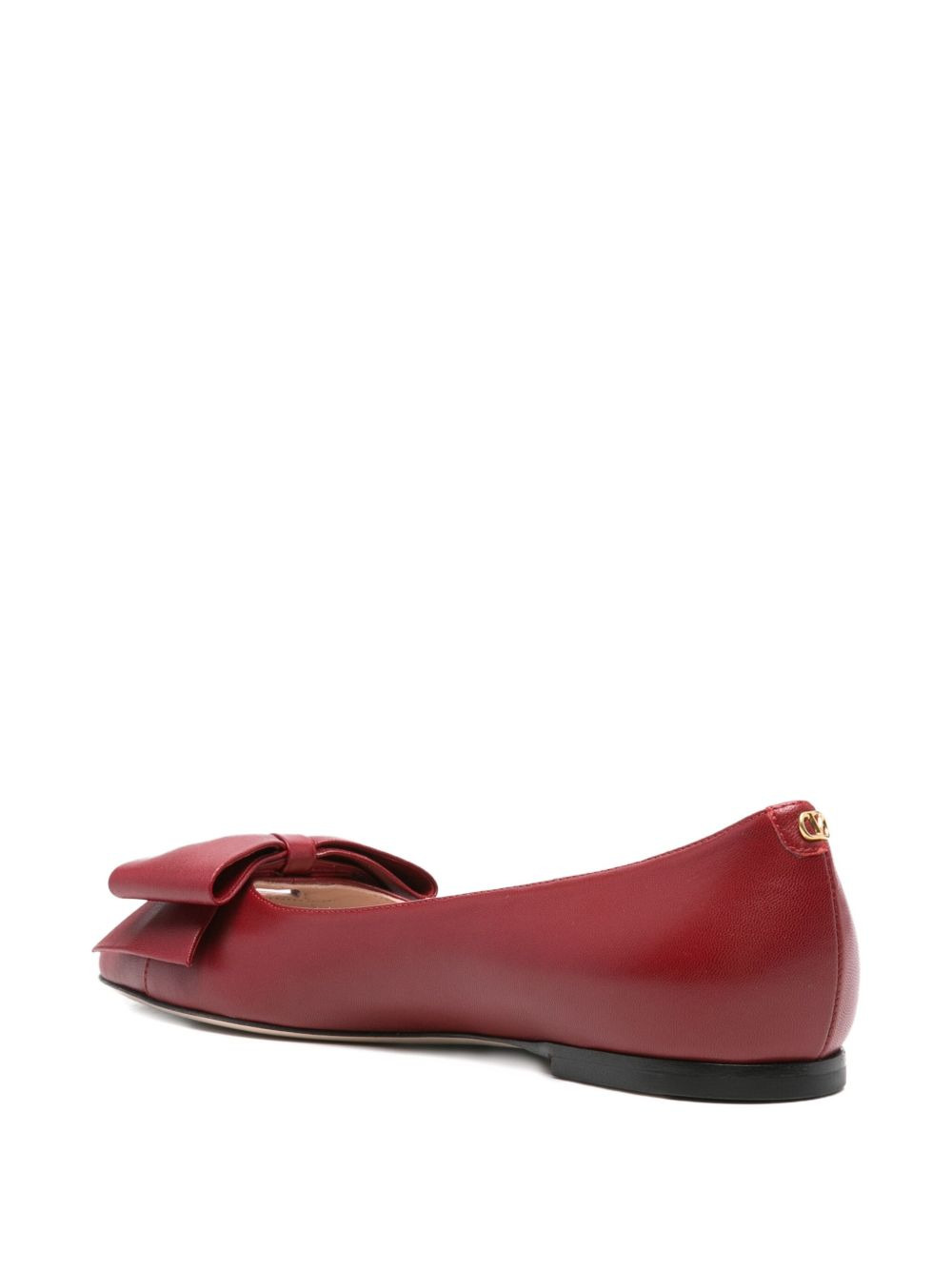 bow-details ballet flats - 3