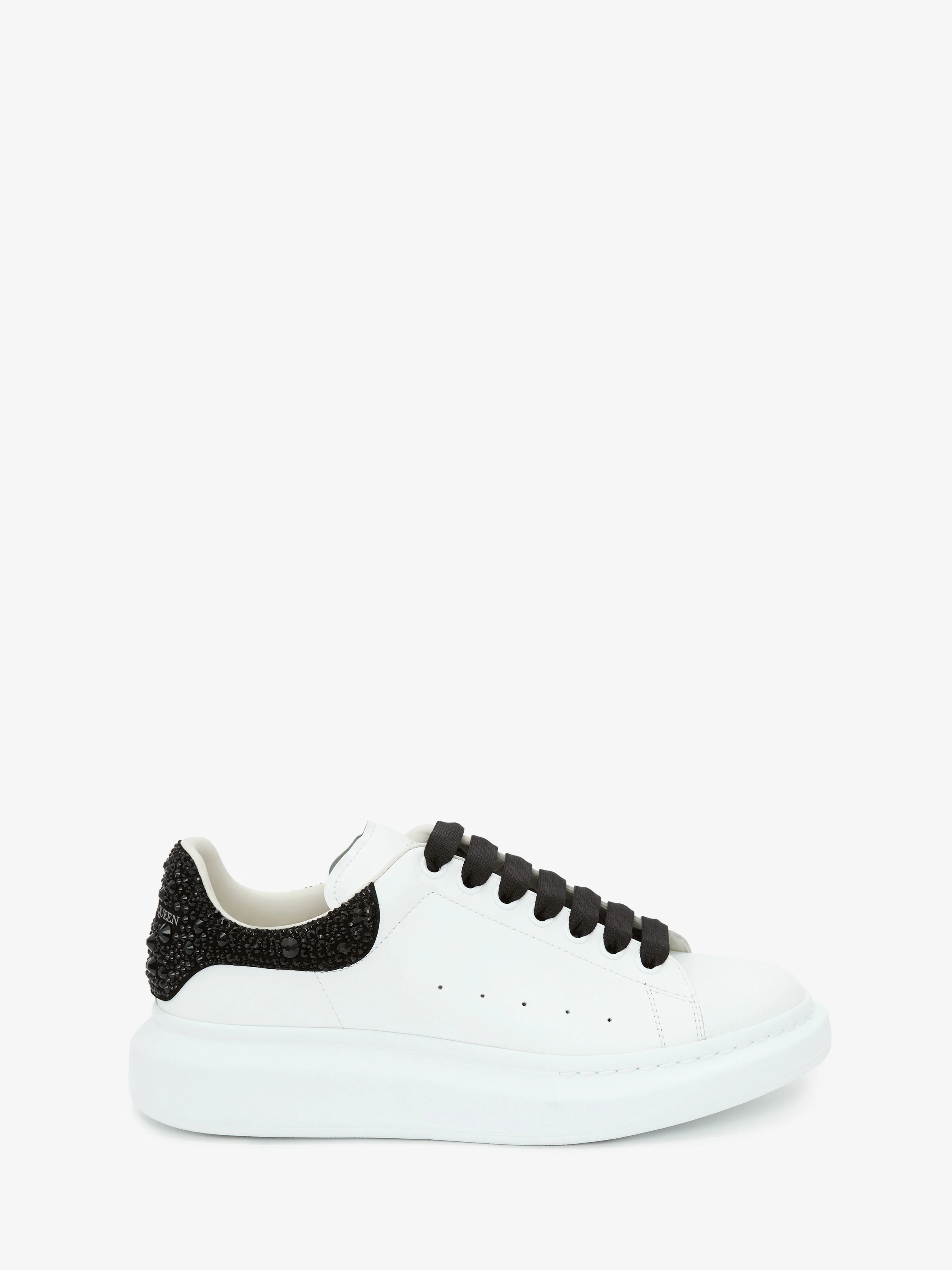 Men's Oversized Sneaker in White/Jet Black - 1