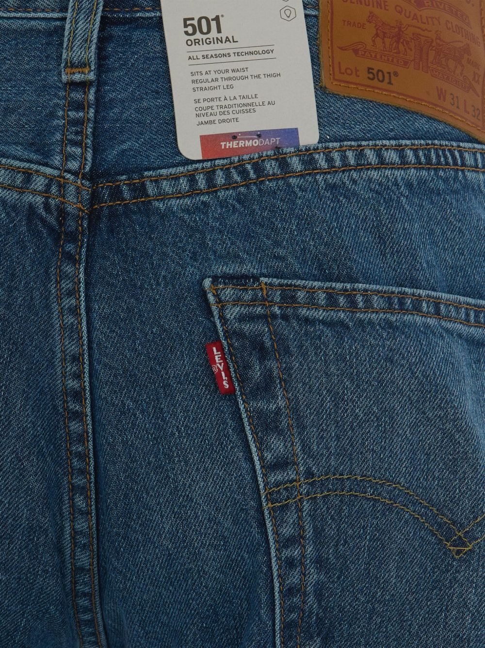 501® straight-leg jeans - 3