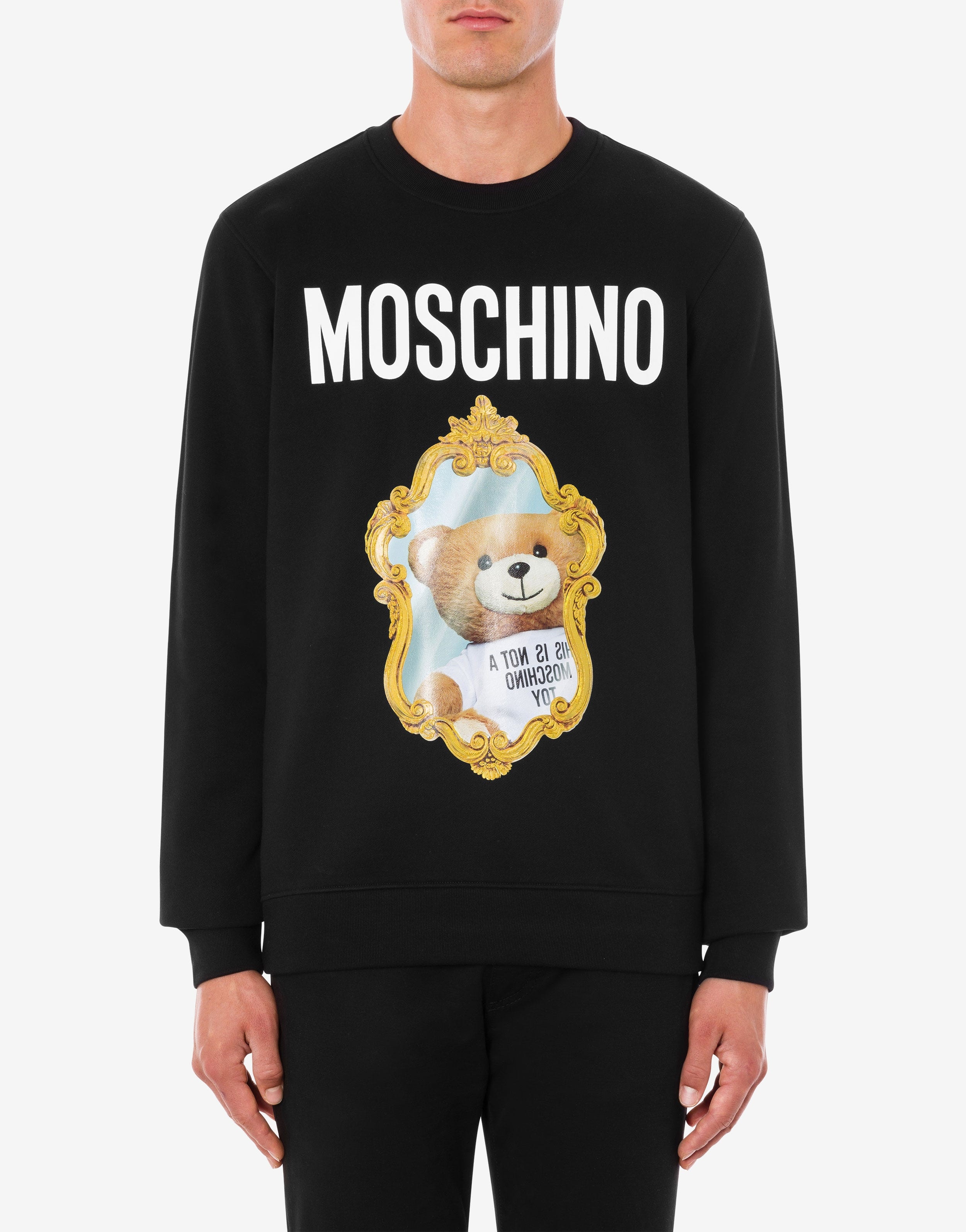 MIRROR TEDDY BEAR ORGANIC COTTON SWEATSHIRT - 2