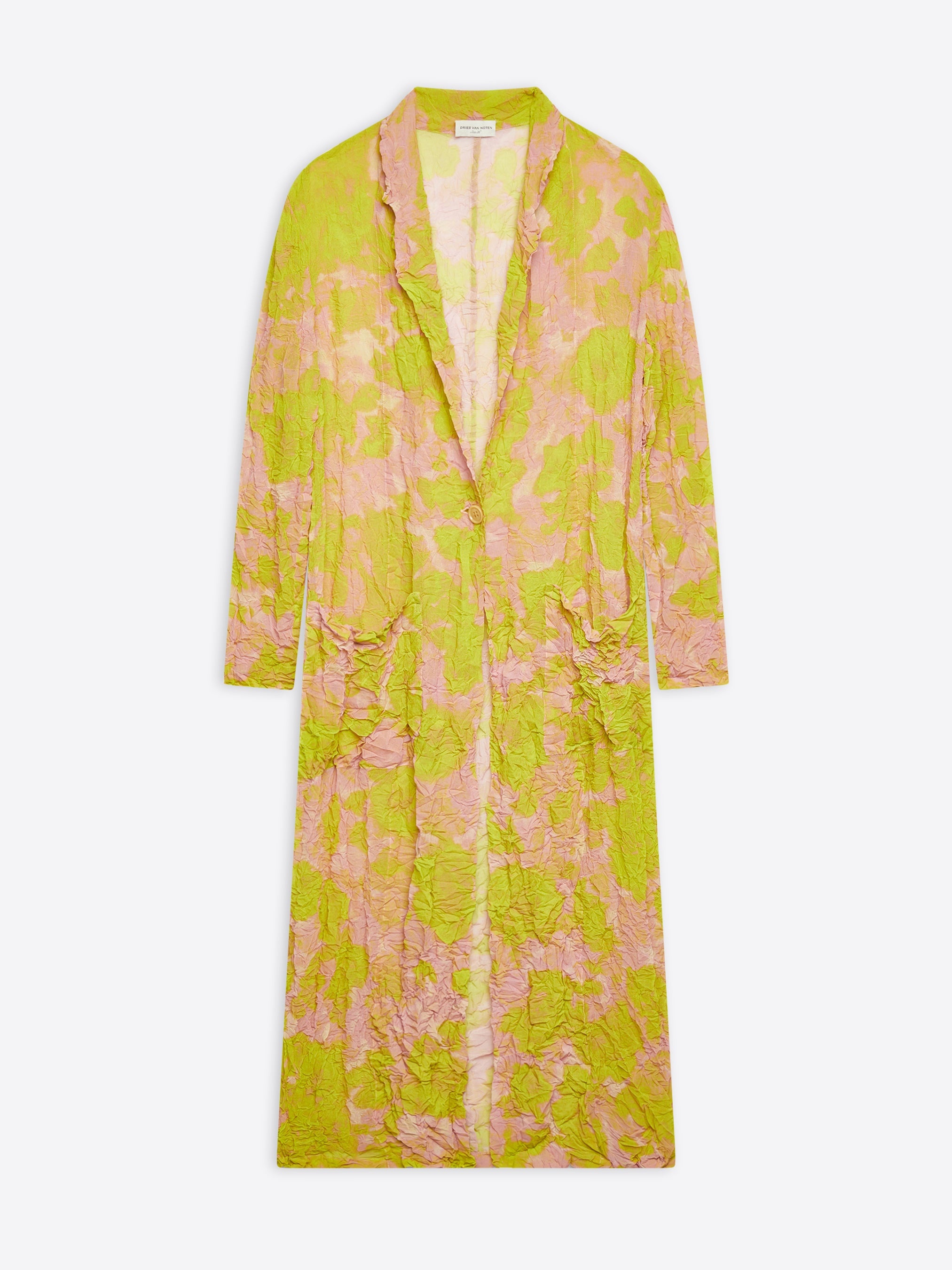 CRUSHED LONG BLAZER - 1