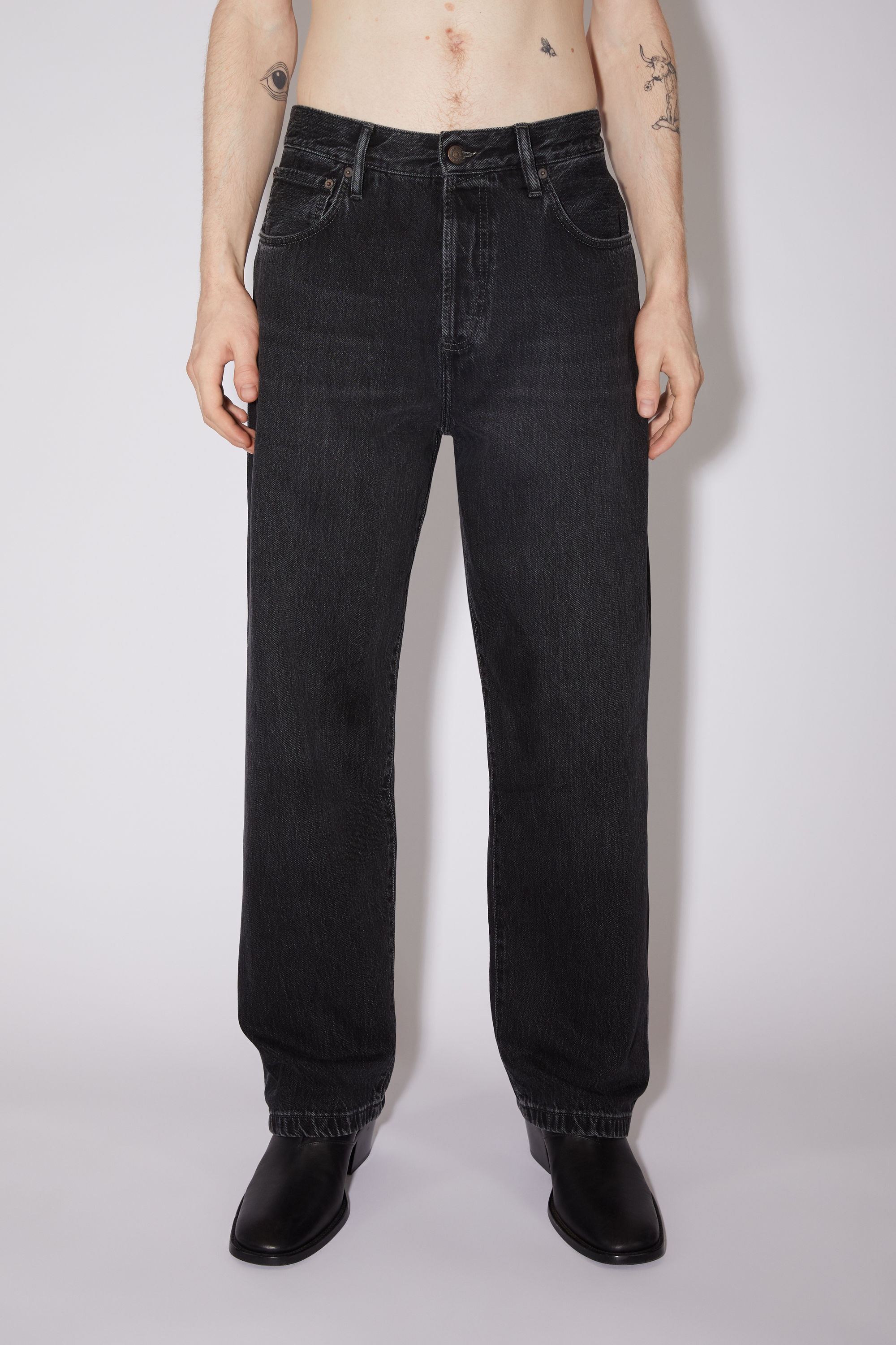 Loose fit jeans - Black - 4