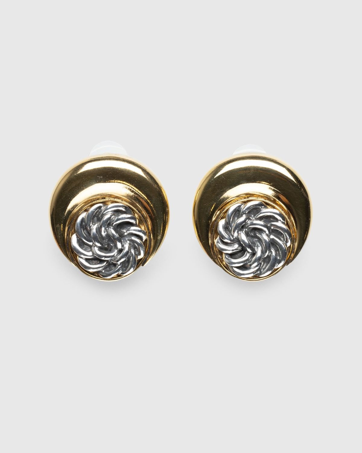 【関税込み】Regenerated Buttons Moon Earring - Marine Serre Marine Serre Marine Serre – Regenerated Buttons Moon