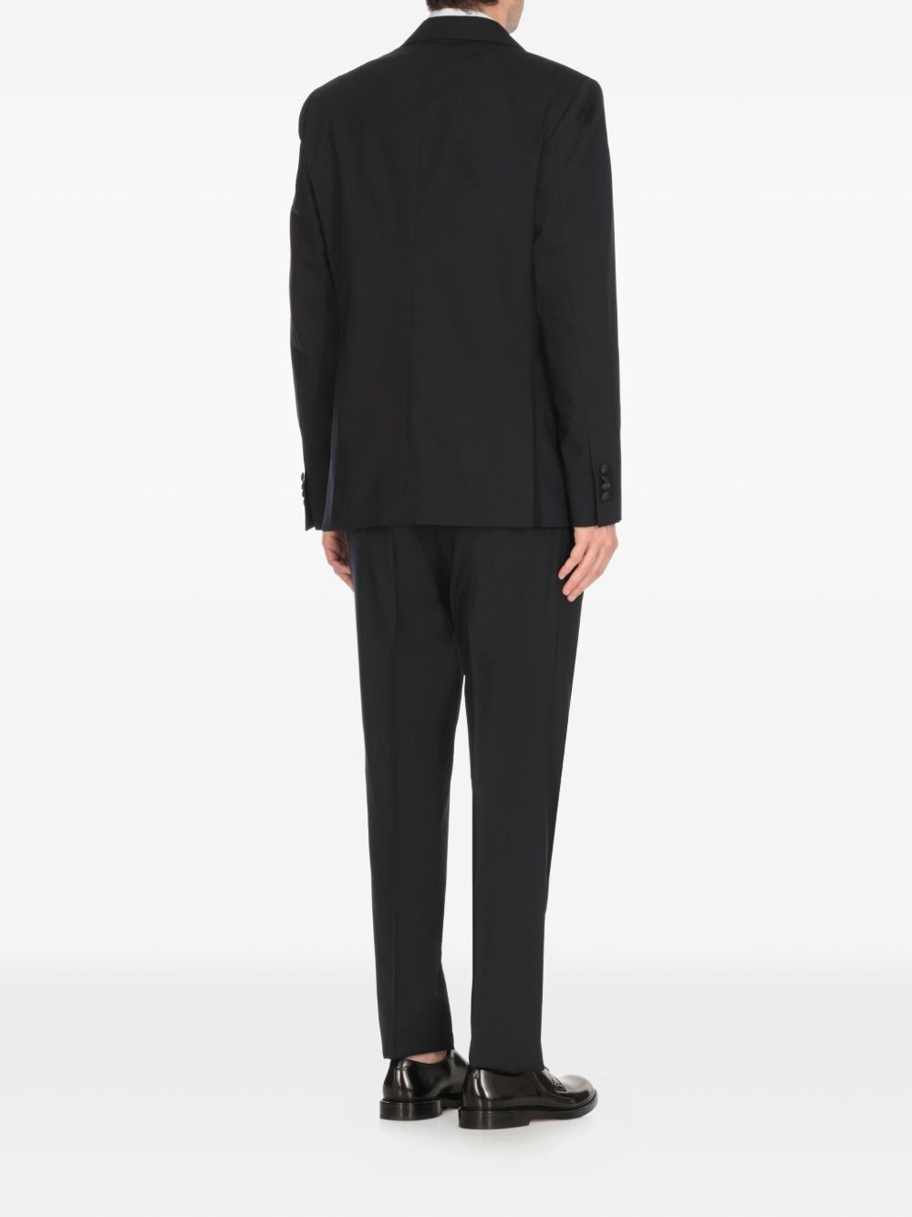peak-lapel single-breasted suit - 3