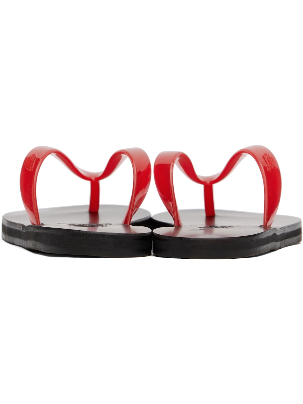 Red Saionara Jelly Flip-Flops - 2