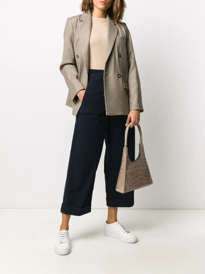 Aspesi cropped wide leg trousers outlook