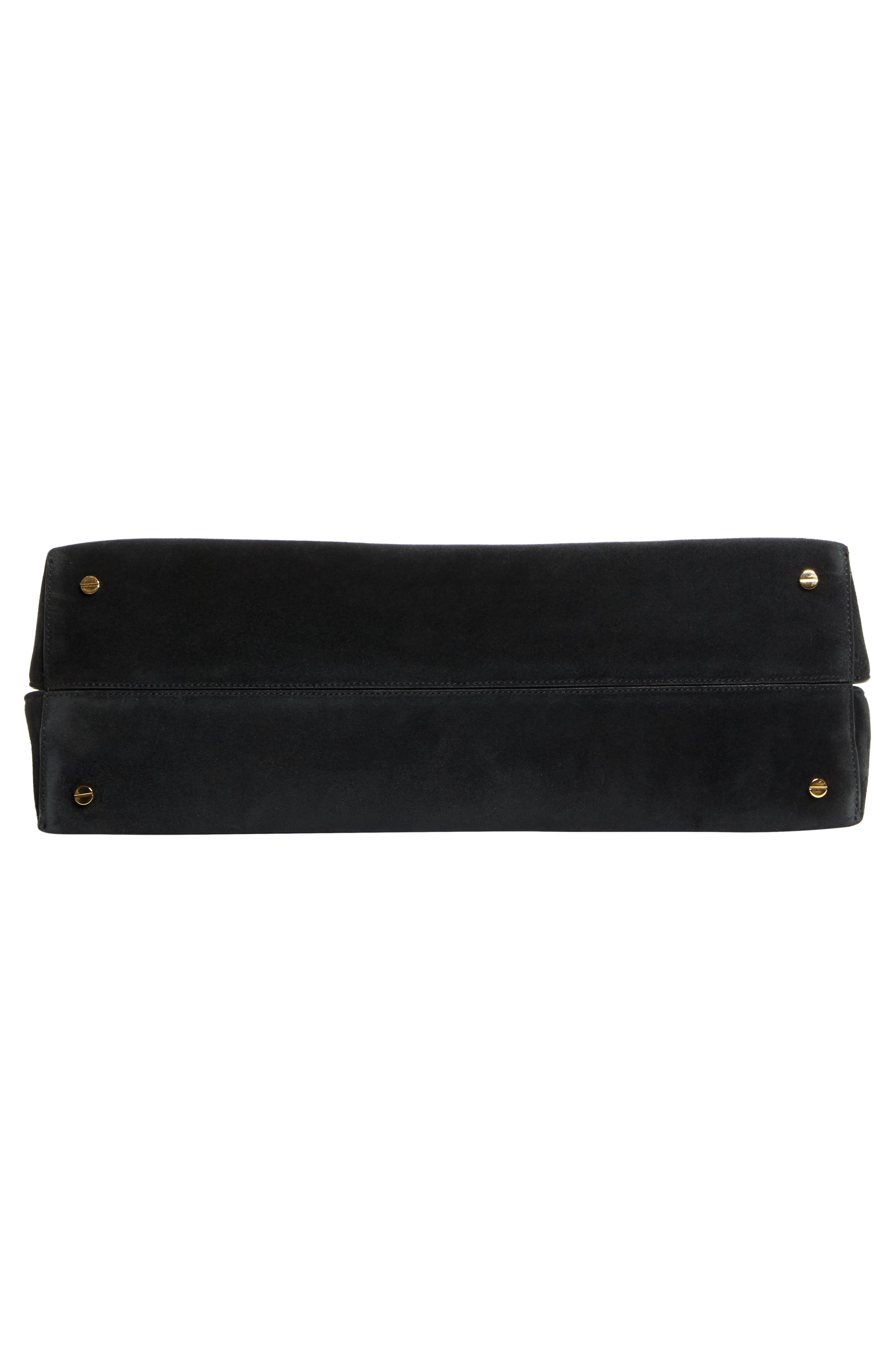 TOTEME Lounge Belted Suede Tote in Black at Nordstrom - 7