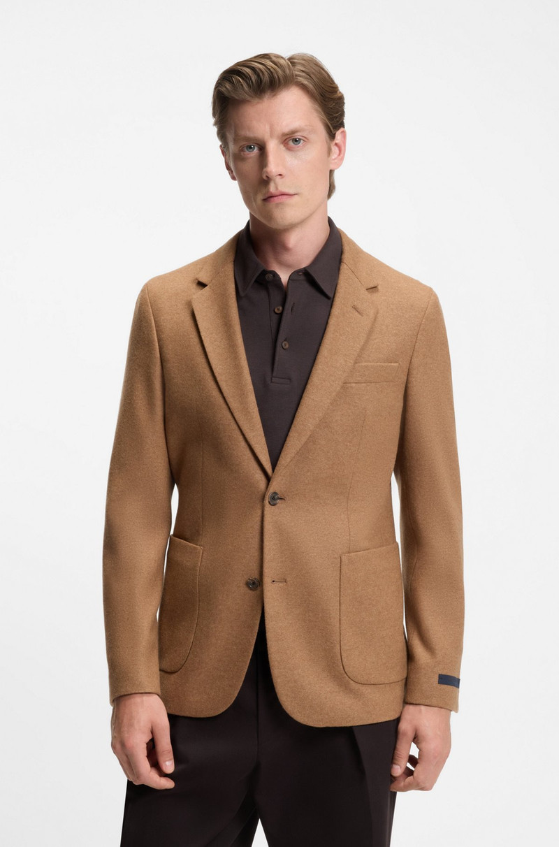 BECKHAM X BOSS SLIM-FIT BLAZER IN WOOL WITH CASHMERE 2