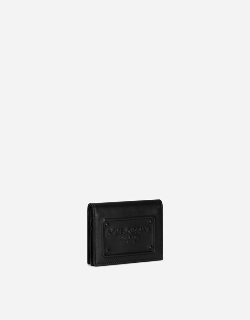 Dolce & Gabbana Calfskin card holder with raised logo outlook