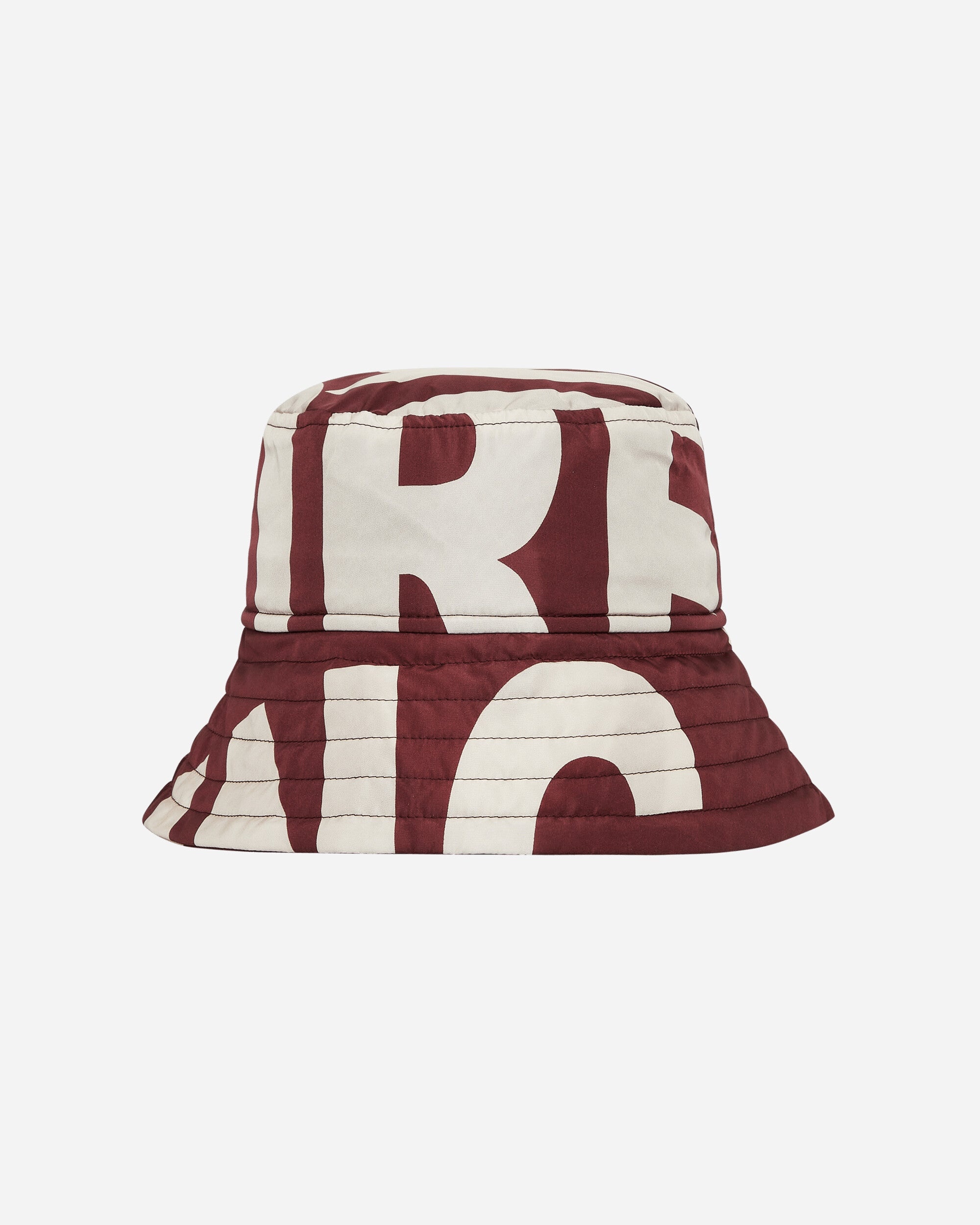 Water-Repellent Printed Bucket Hat Red - 4