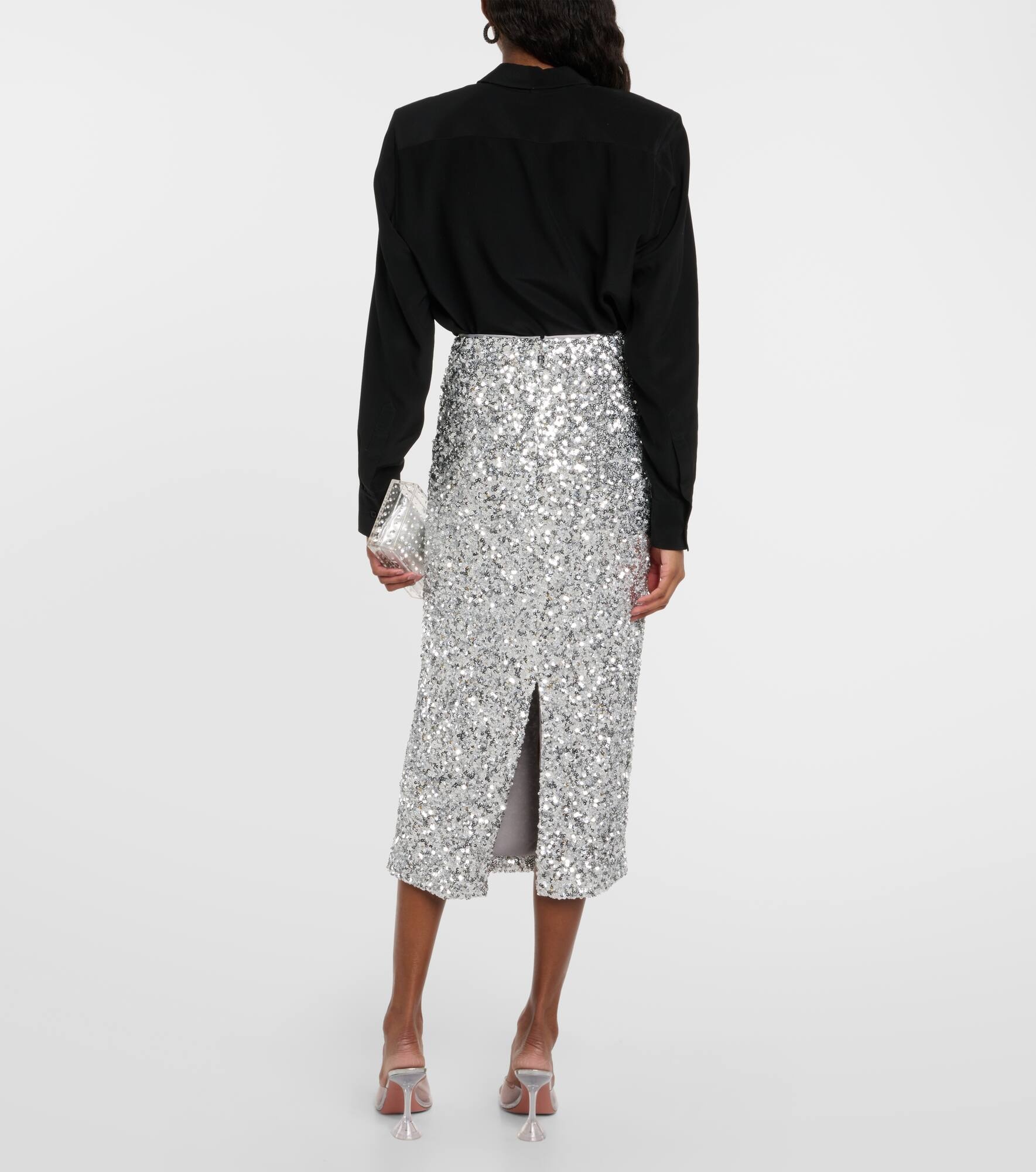 Sequined midi skirt - 3