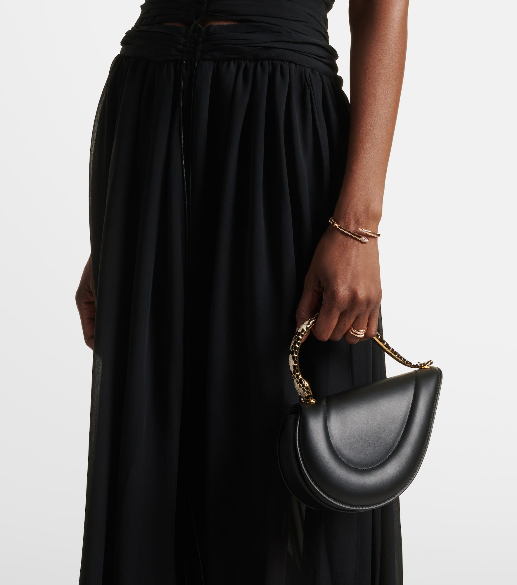 Serpenti Cuore 1968 leather tote bag - 5