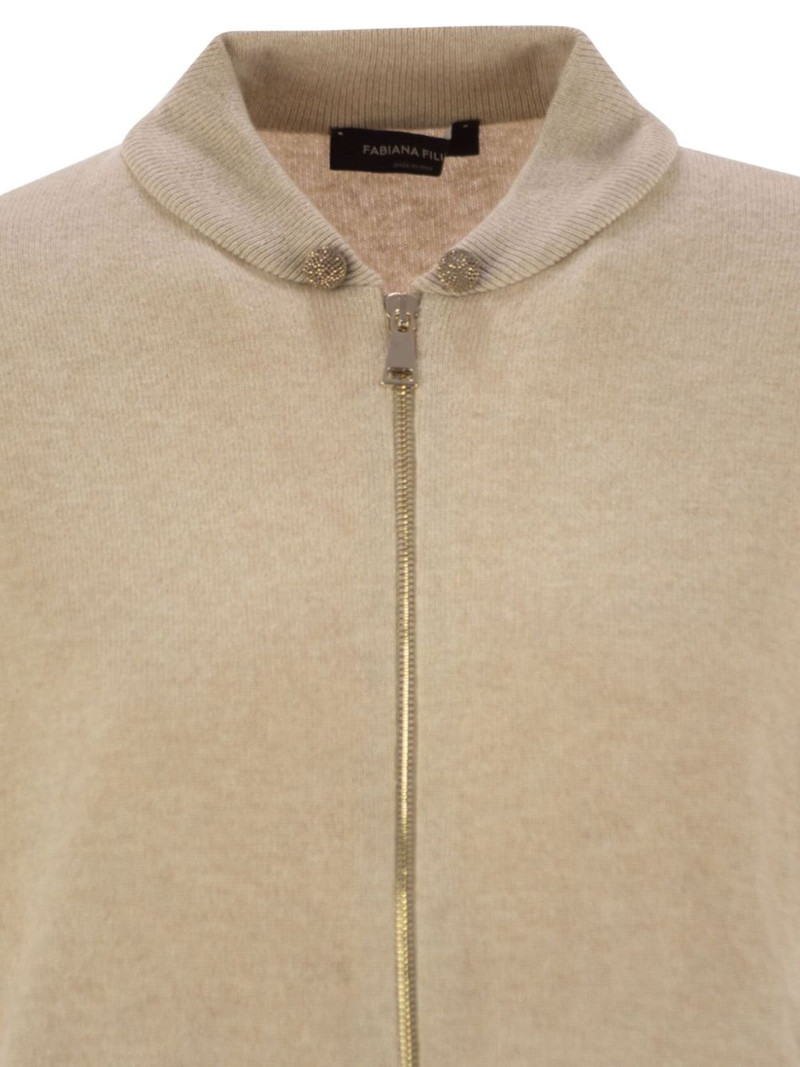 drawstring-neck bomber jacket 4