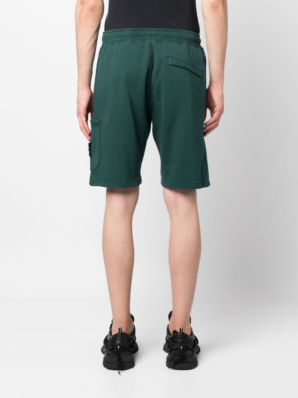 logo-patch track shorts - 4