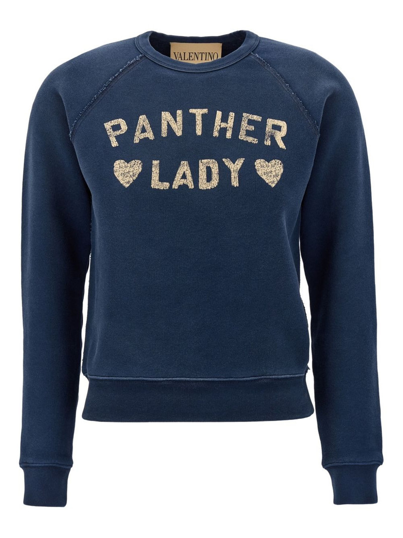 Panther Lady-print crew-neck sweatshirt 1
