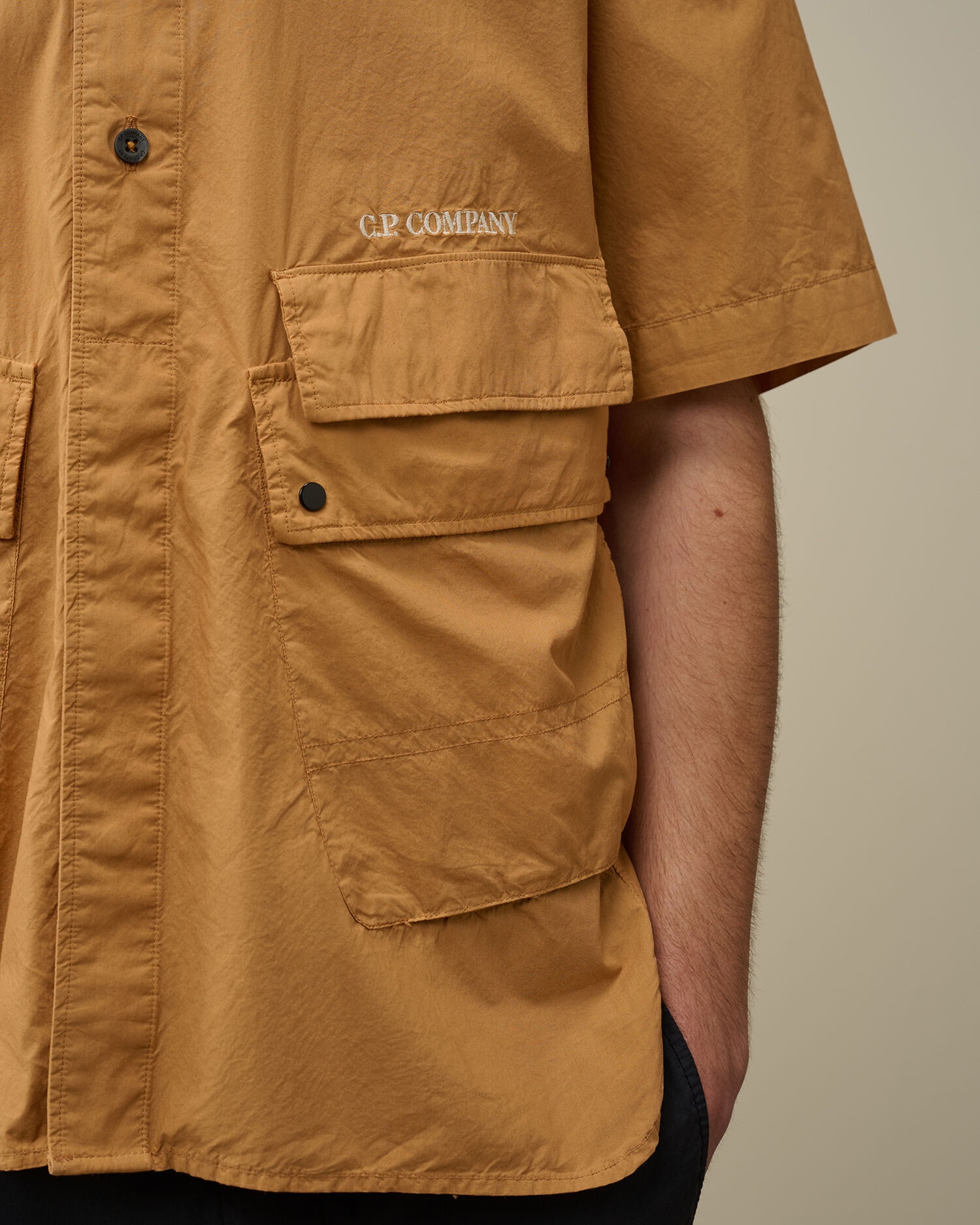 Cotton Popeline Pocket Shirt - 4