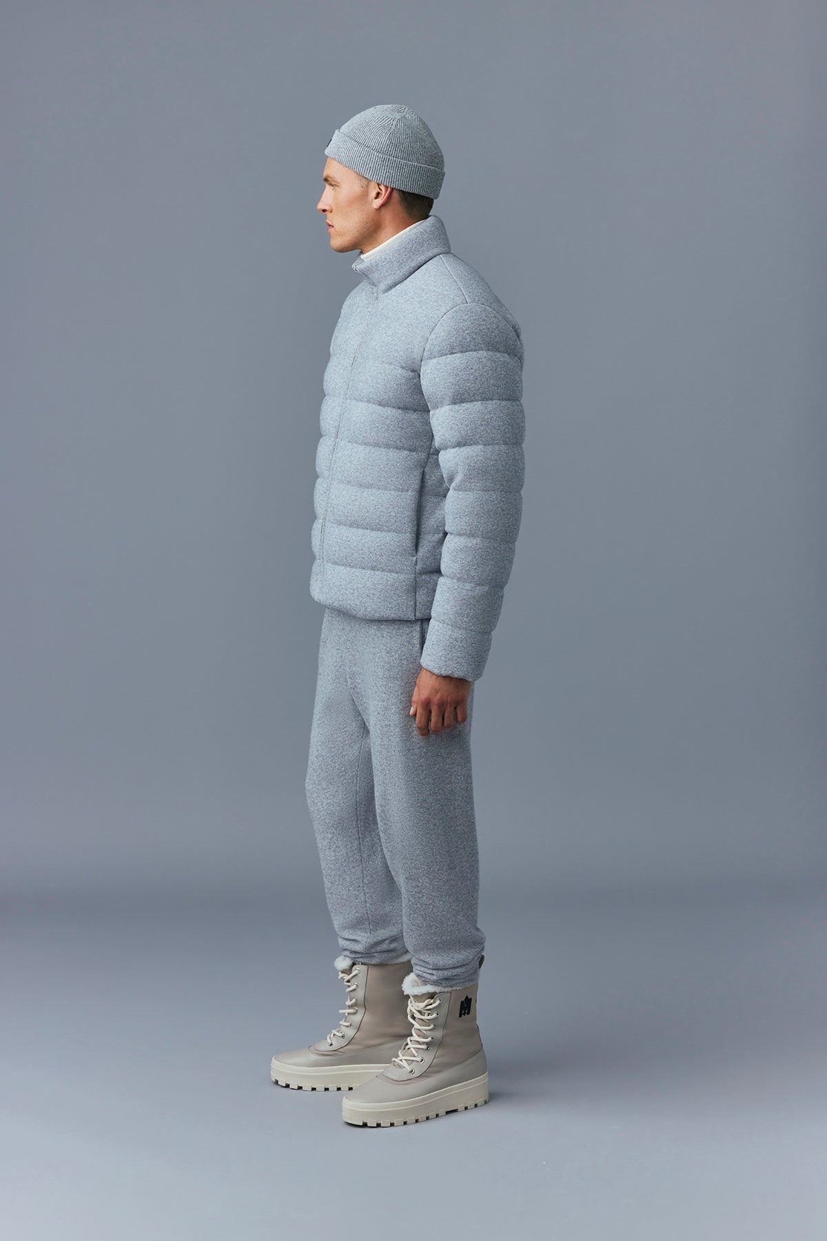 SCOTT Light down jacket with cashmere blend shell - 3