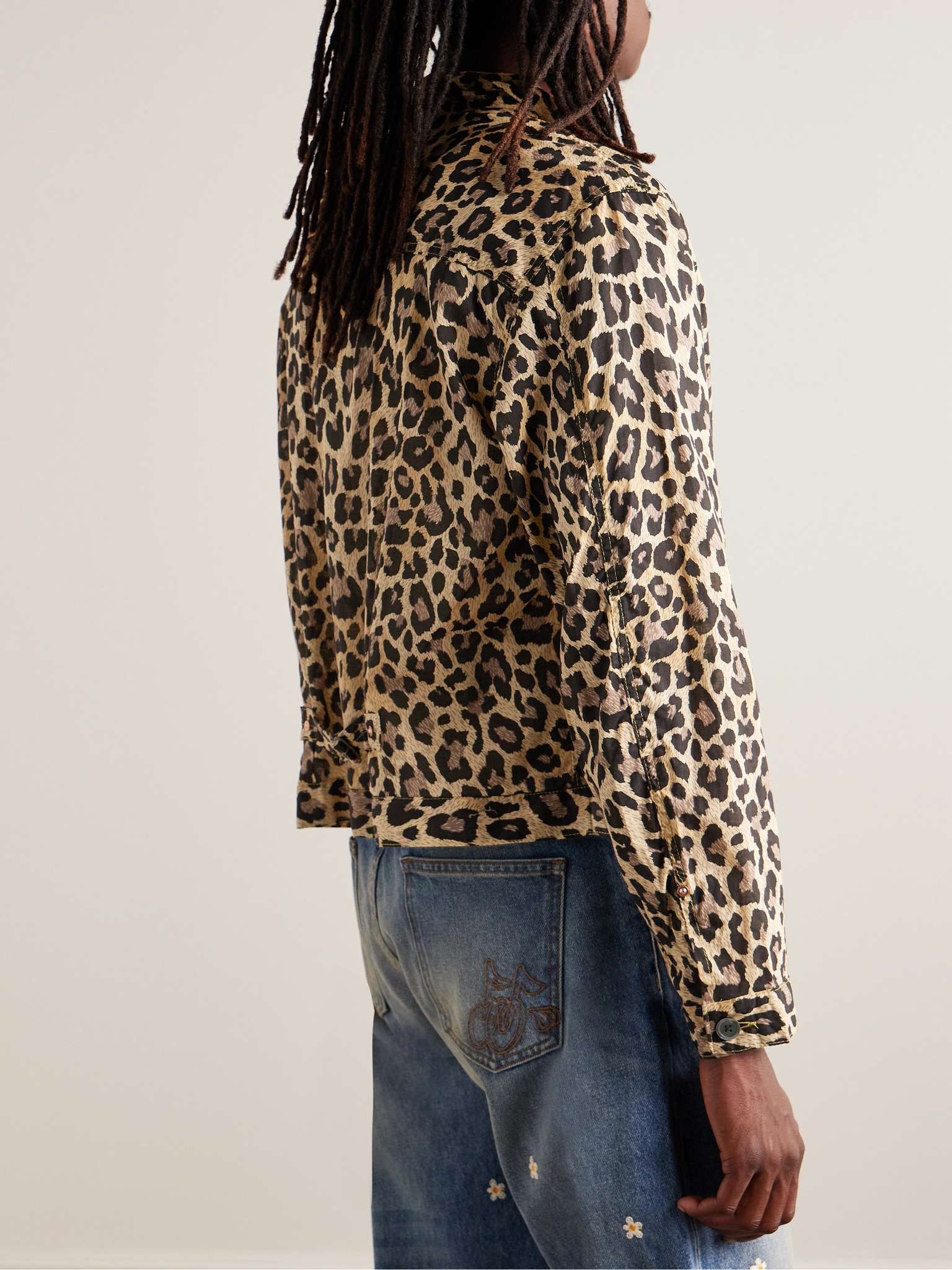 ジャケット・アウター CIVARIZE Leopard Pattern Design Shirt Amazon.com: Animal World Green Cheetah Print All Over Womens