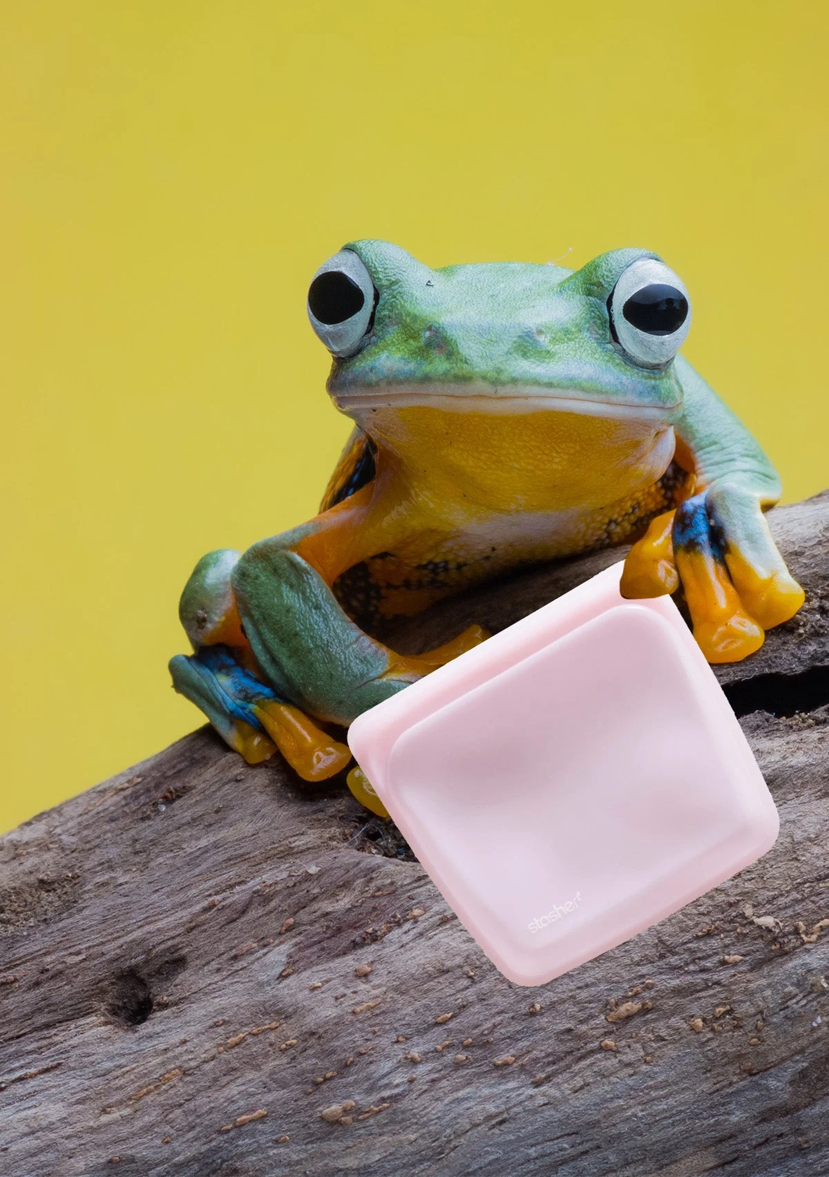 Reusable Pink Sandwich Bag | Stasher - 1