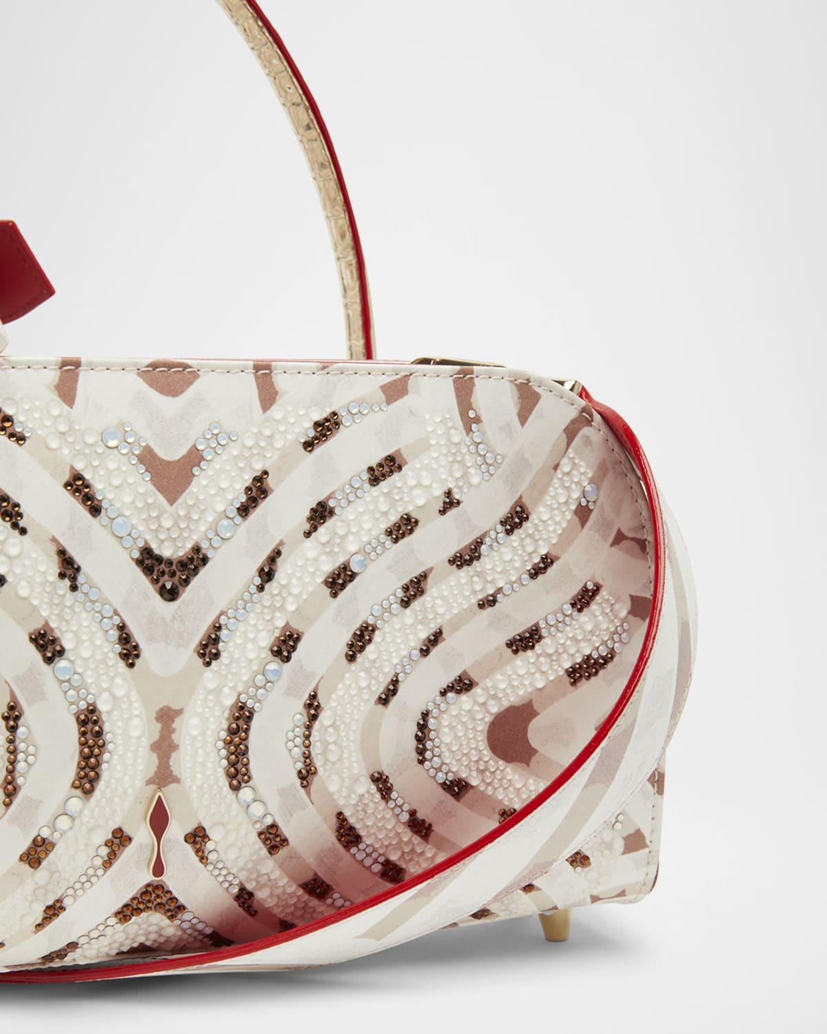 Eloise Top-Handle Bag in Gaagal Mirror Strass Leather - 4