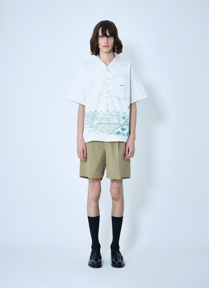 Prada Button Patch Pocket Trousers outlook