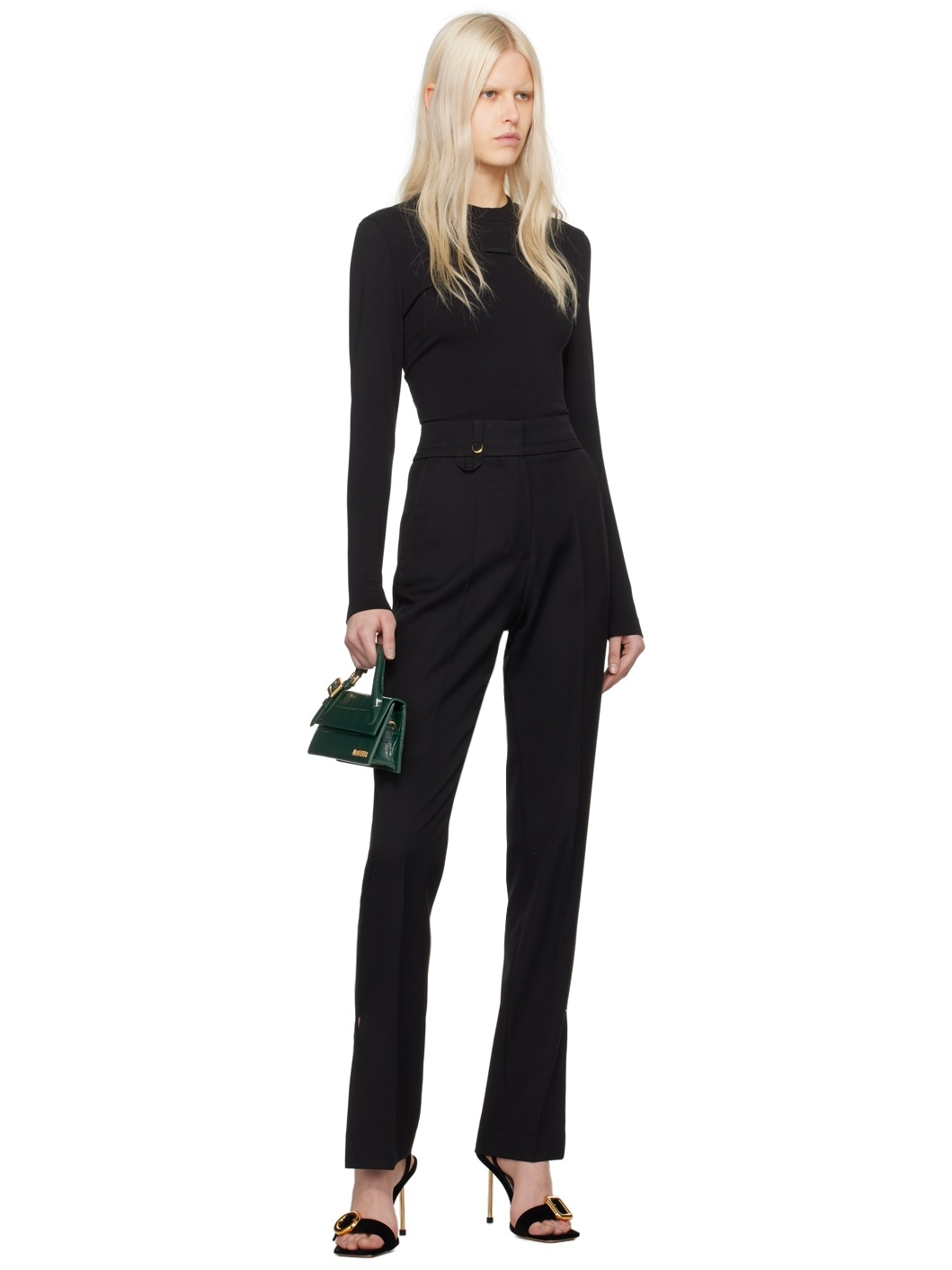 Black Les Classiques 'Le Pantalon Tibau' Trousers - 4