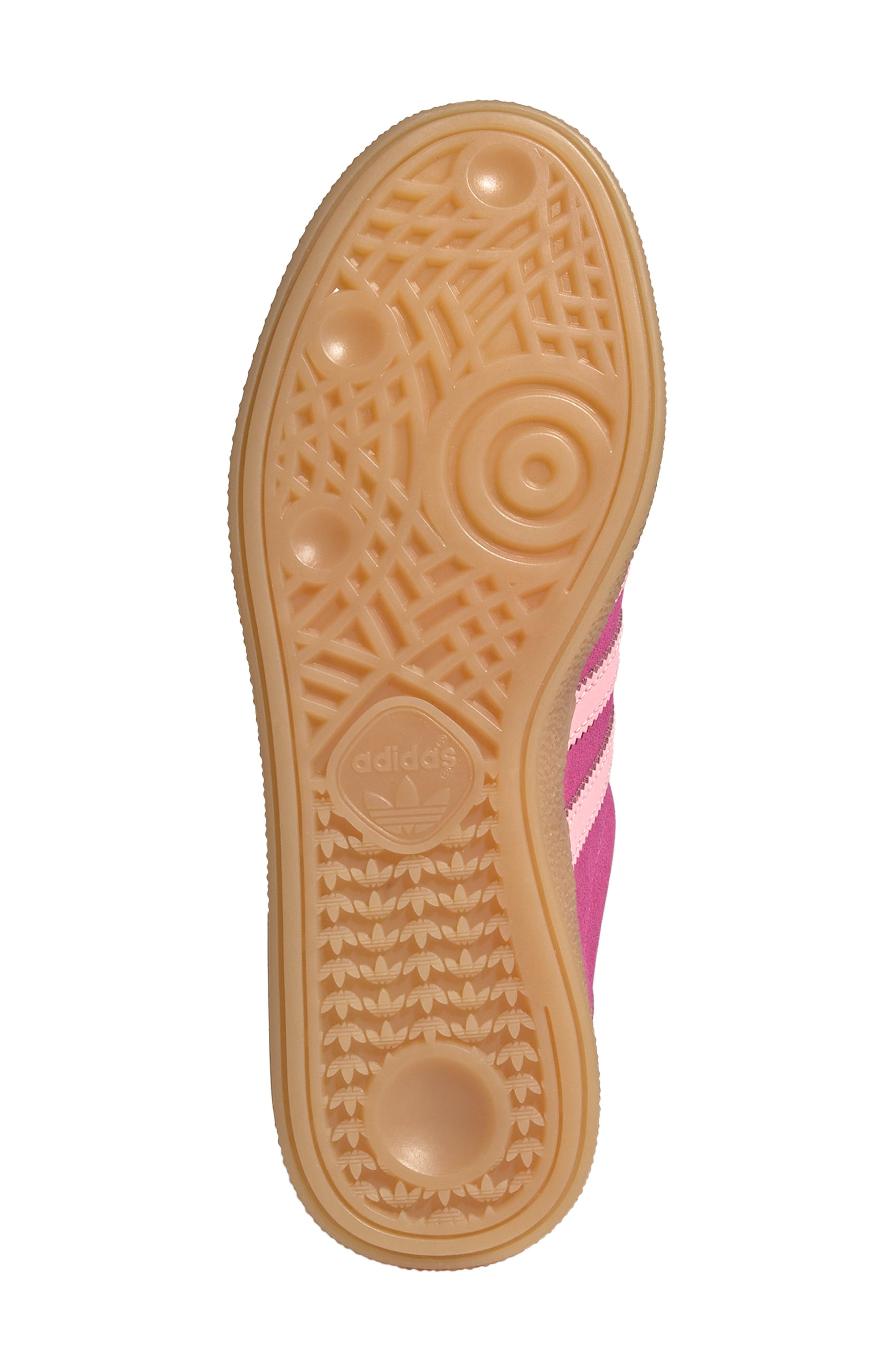 adidas München Sneaker in Semi Lucid Fuchsia/Pink/Gum at Nordstrom - 5