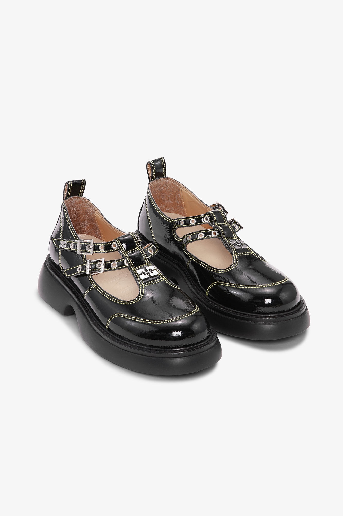 BLACK MARY JANE SHOES - 2