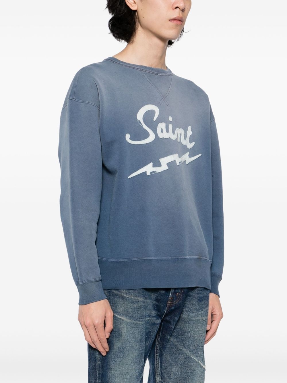 saint crew-neck sweatshirt - 3
