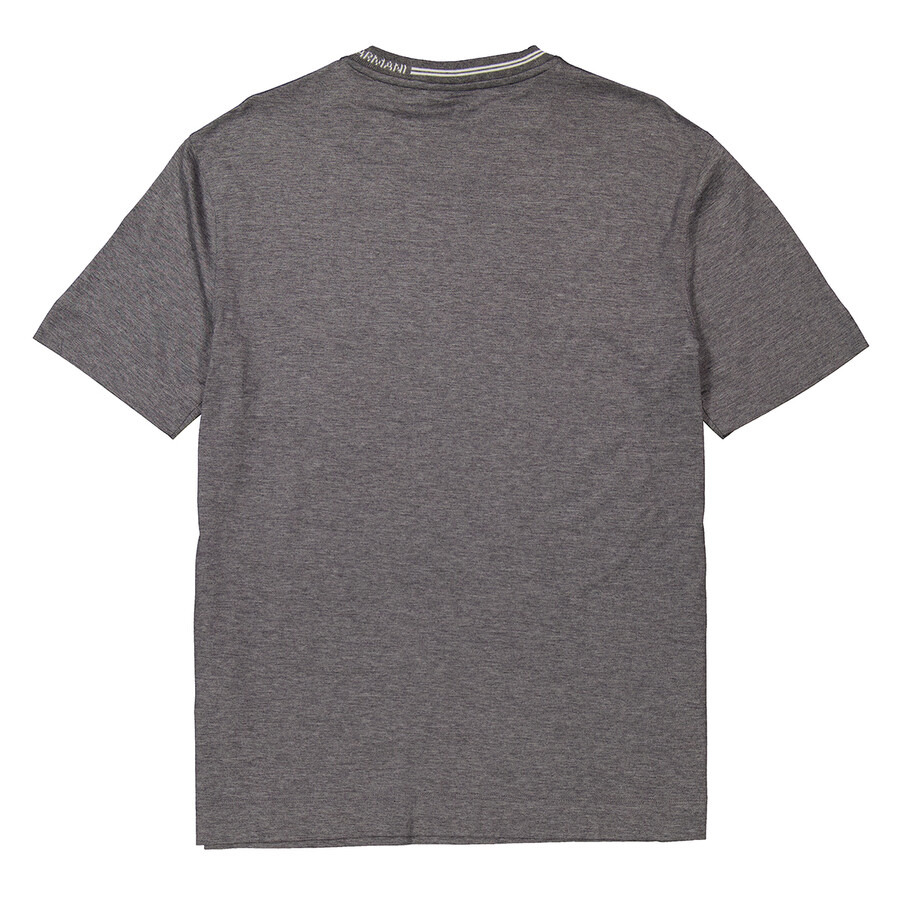 Emporio Armani Logo Collar ASV Lyocell-Blend T-Shirt - 7