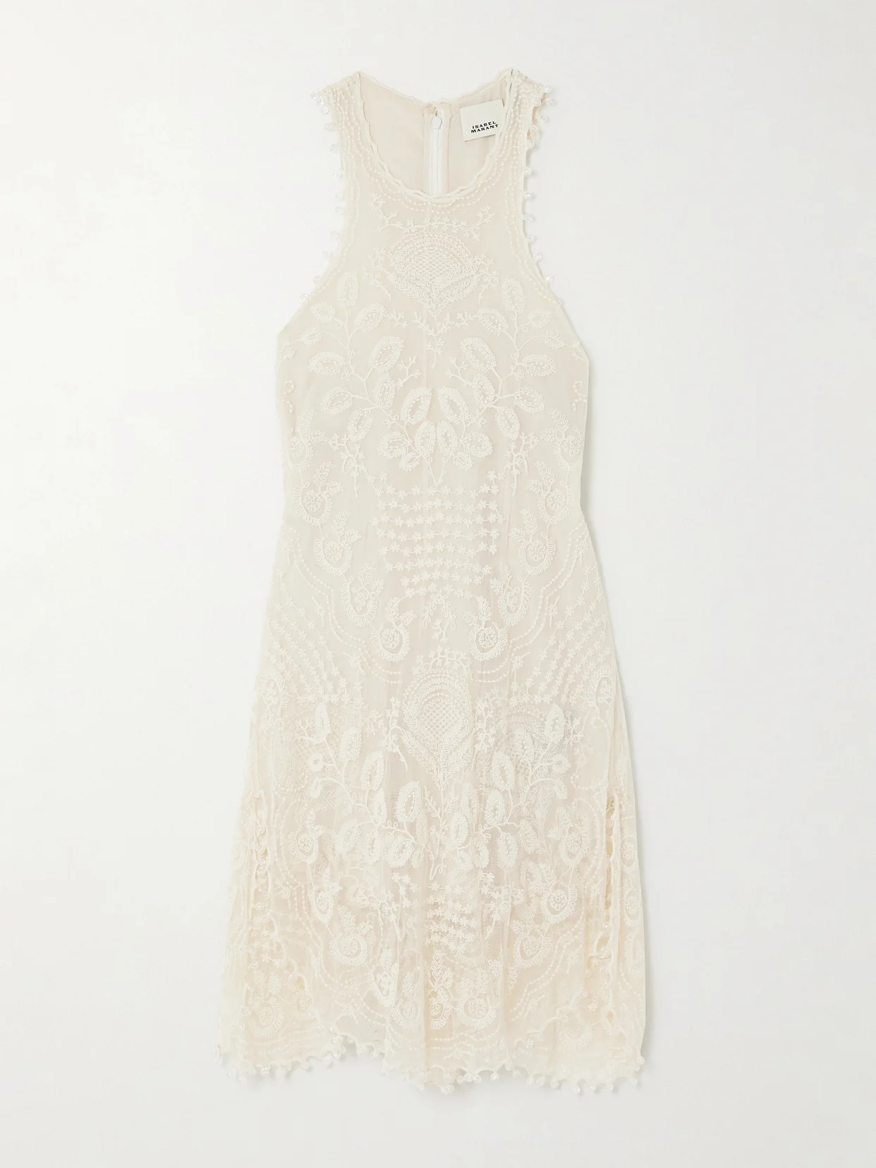 Valida Embelished Embroidered Tulle Mini Dress - 1