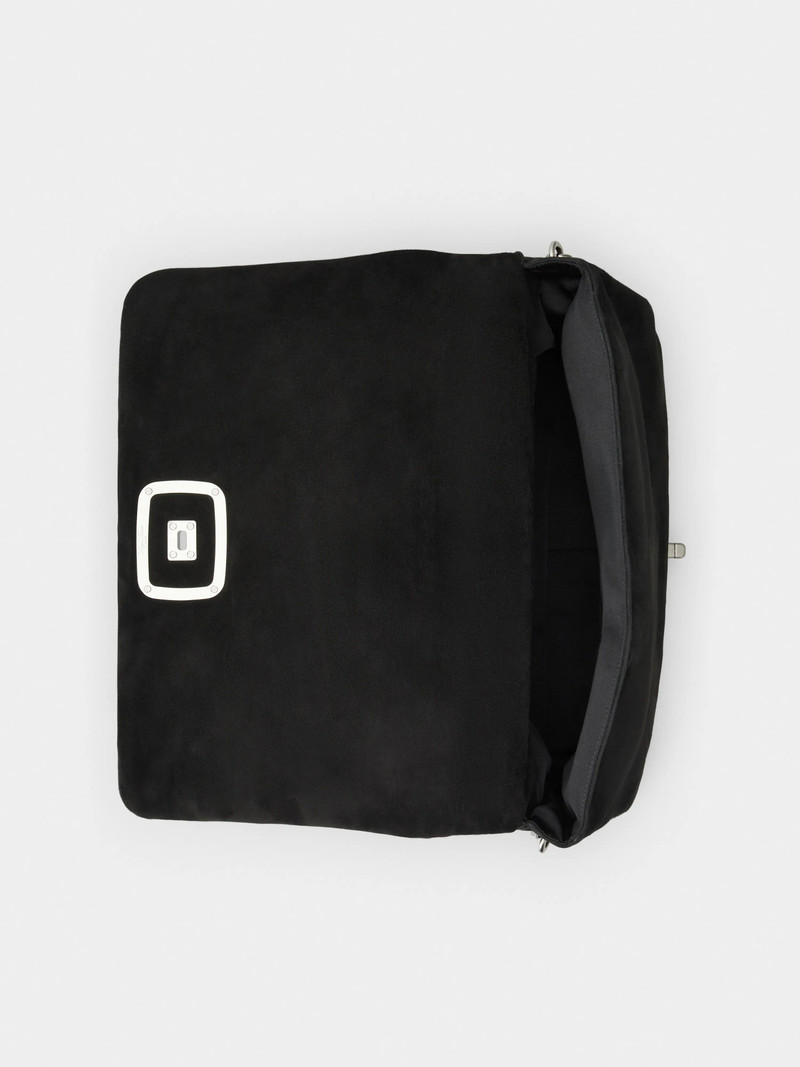 Viv' Choc Large Bag in suede 5