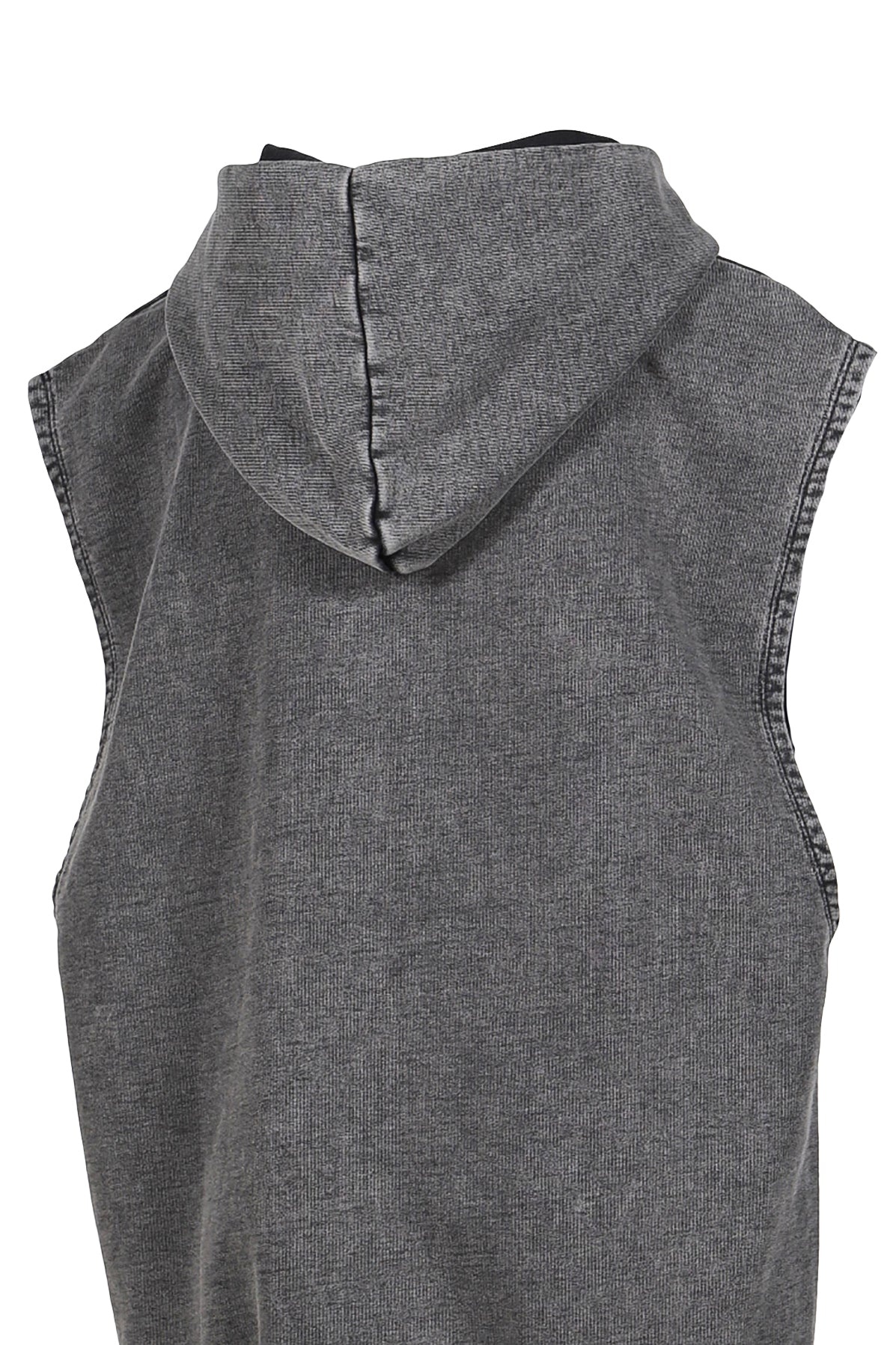 SLEEVELESS HOODIE / GRY - 5