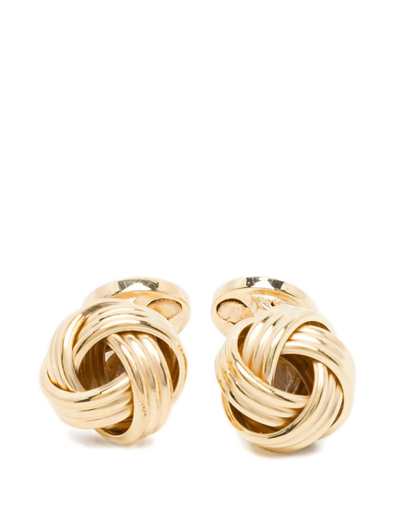 knot-detail cufflinks 1