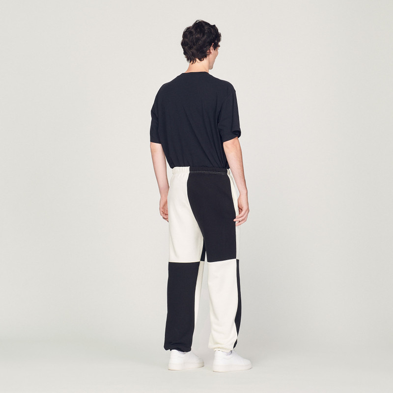 Two-tone organic cotton jogging bottoms 5