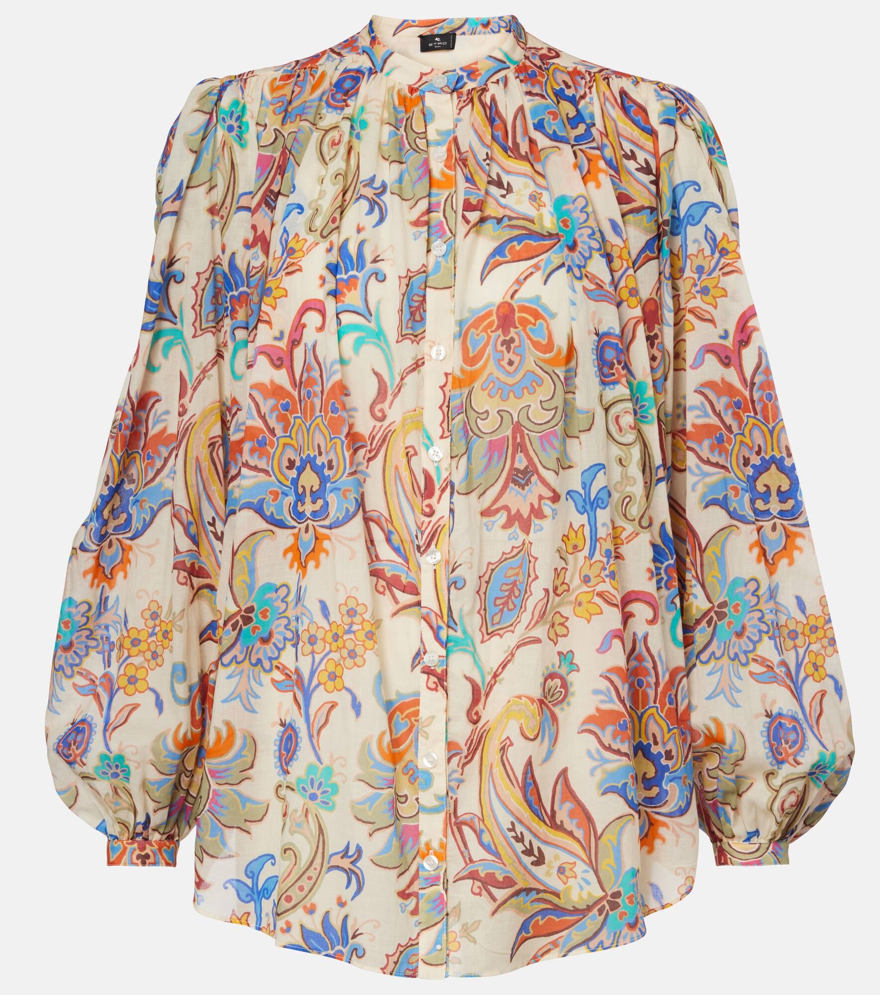 Paisley cotton blouse - 1
