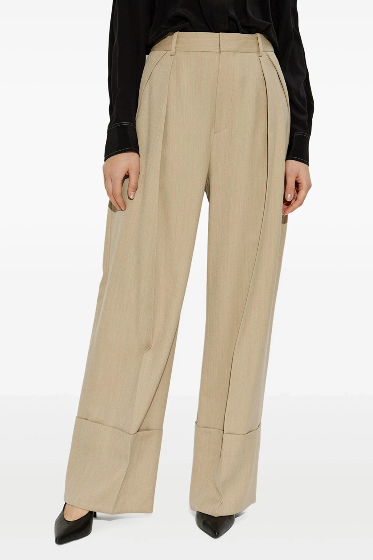 Maxi turn-up pants - 2