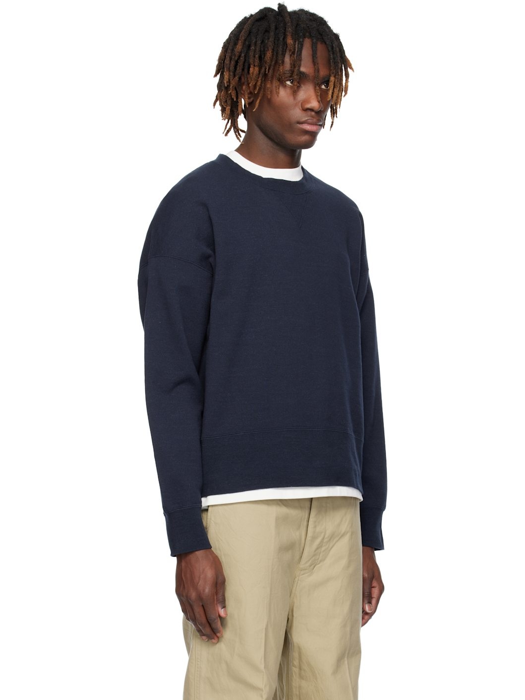 Navy Court L/S Sweatshirt - 2