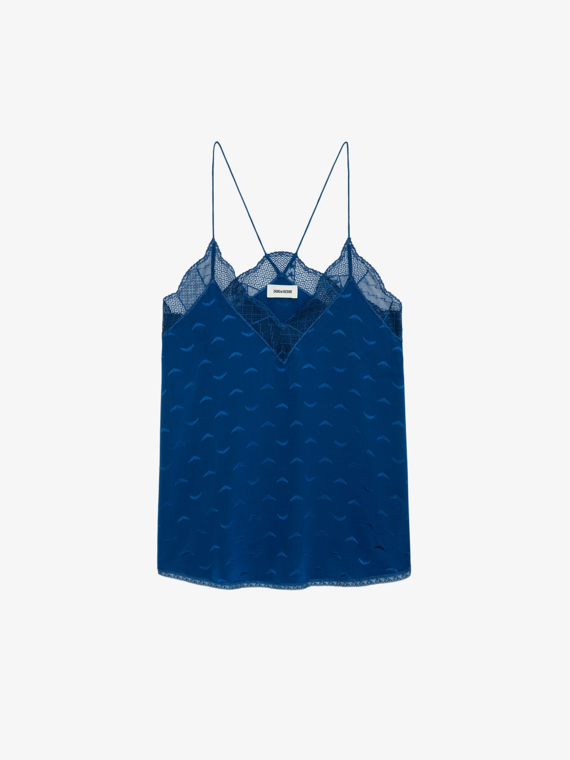 Christy Silk Jacquard Camisole - 1