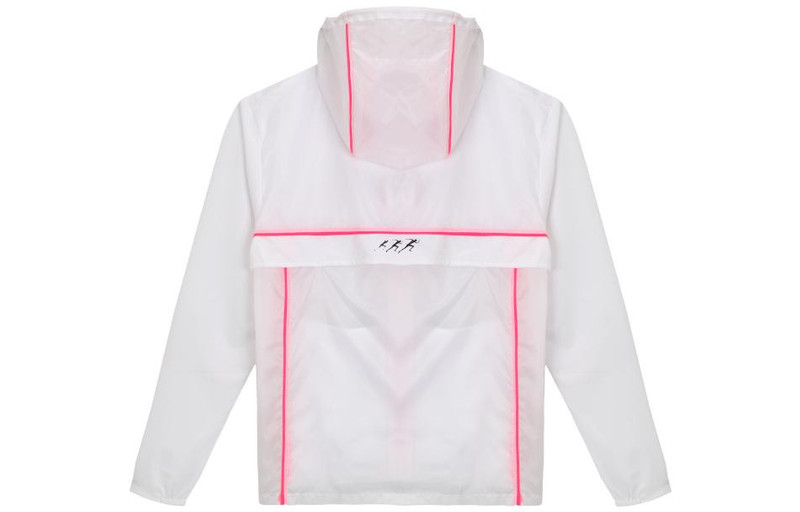 Under Armour Under Armour Run Anywhere Hooded Jacket 'White Pink' 1374229-100 outlook