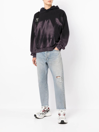 Alexander Wang satin-finish effect hoodie outlook