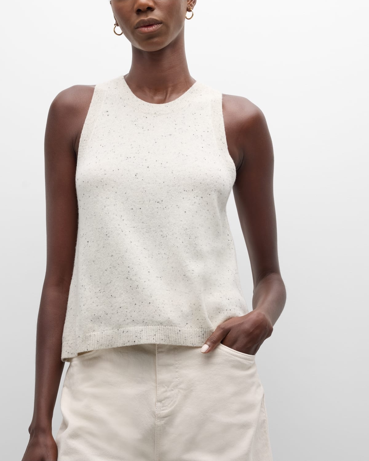 Desiree Speckled Wool Tank - 7