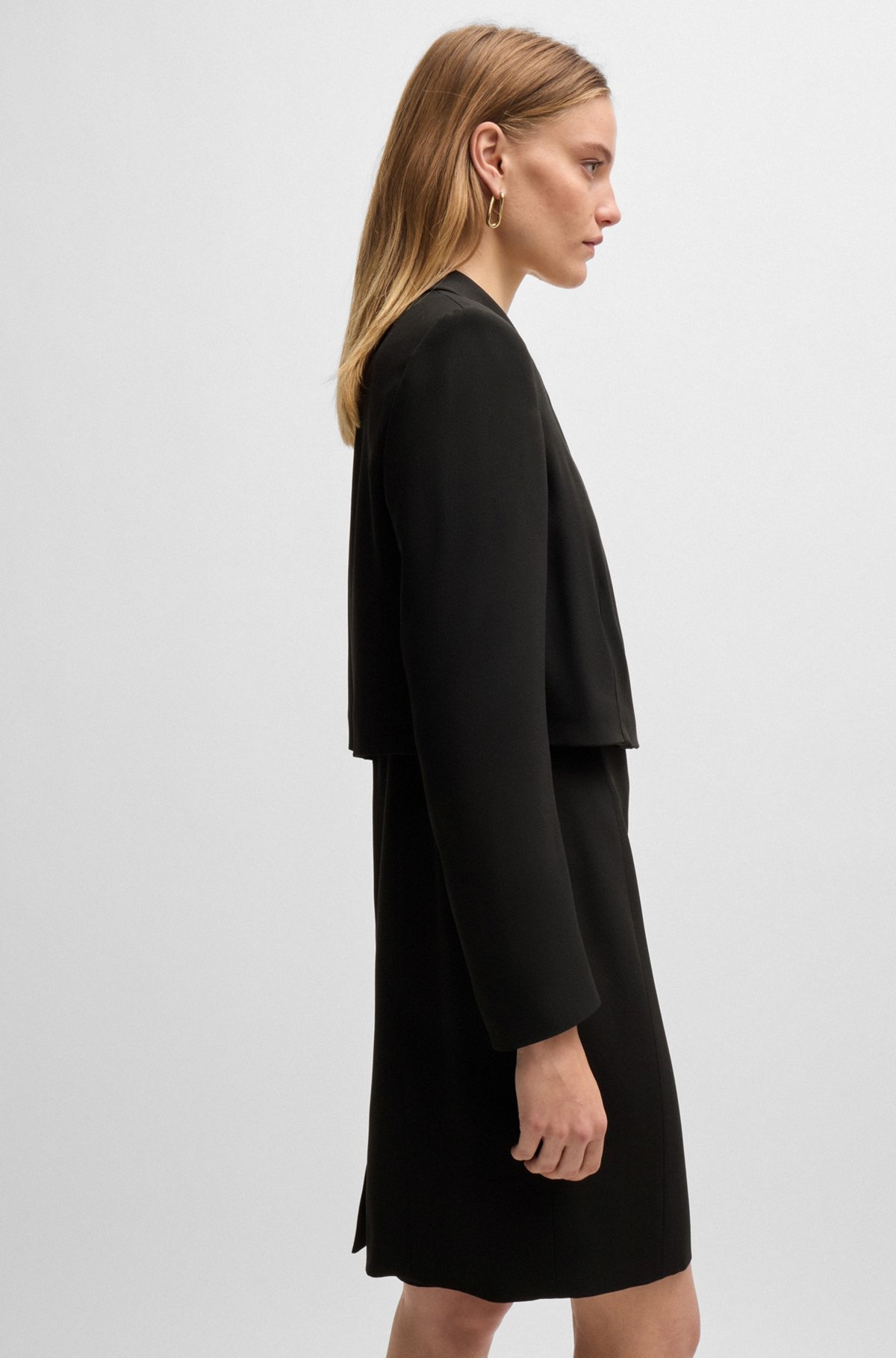 TAILORED DRESS IN MATTE FABRIC - 6