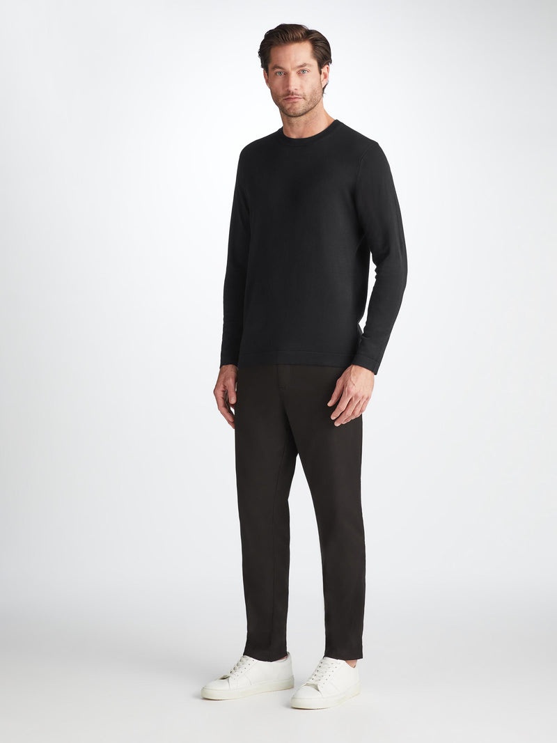 Men's Sweater Jacob Sea Island Cotton Black - 2