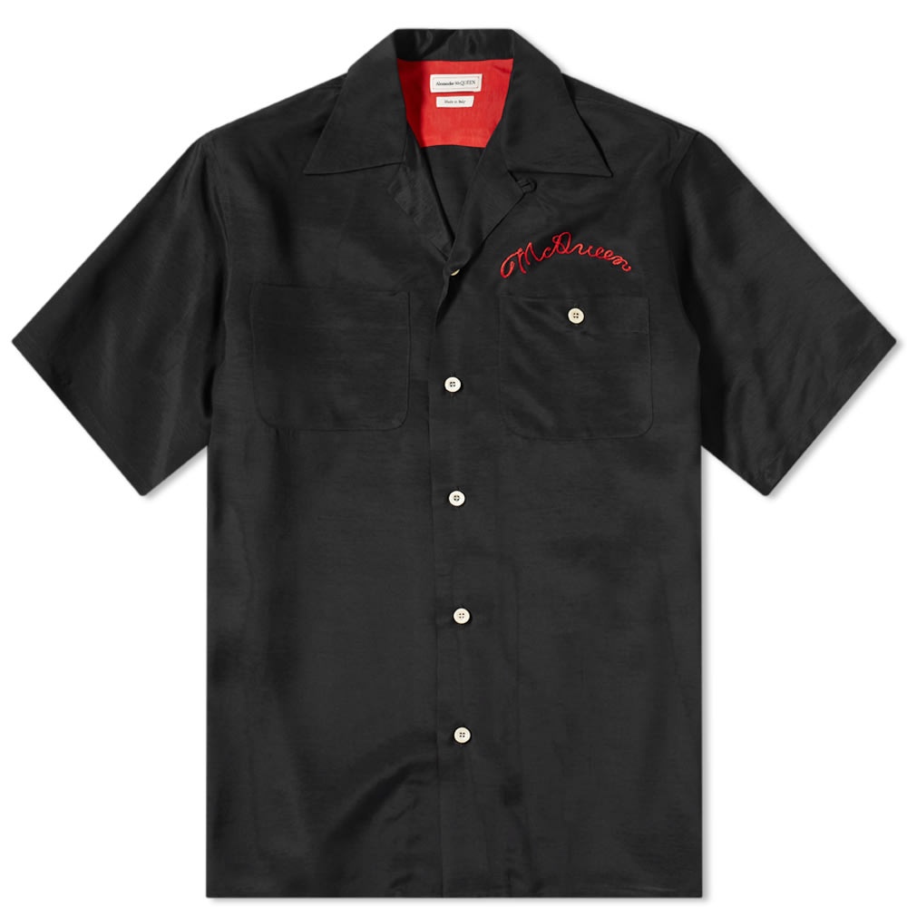 Alexander McQueen Chain Stitch Logo Vacation Shirt - 1