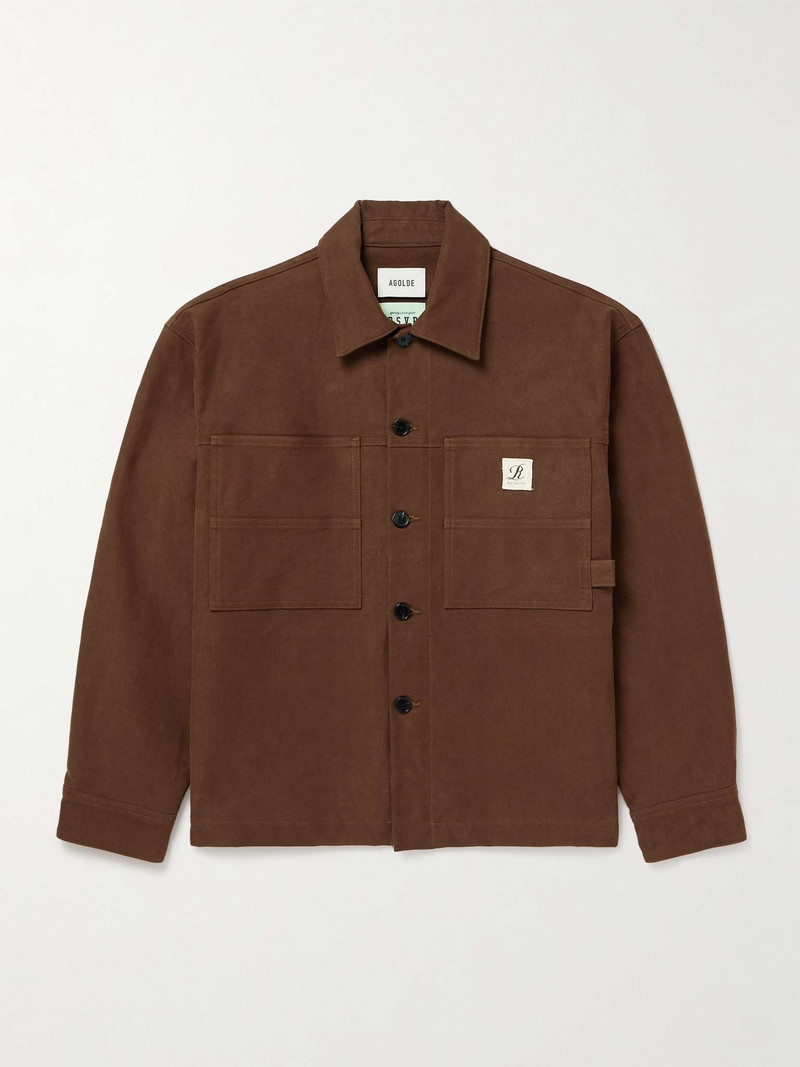 + RSVP GALLERY Erving Appliquéd Cotton-Canvas Jacket - 1