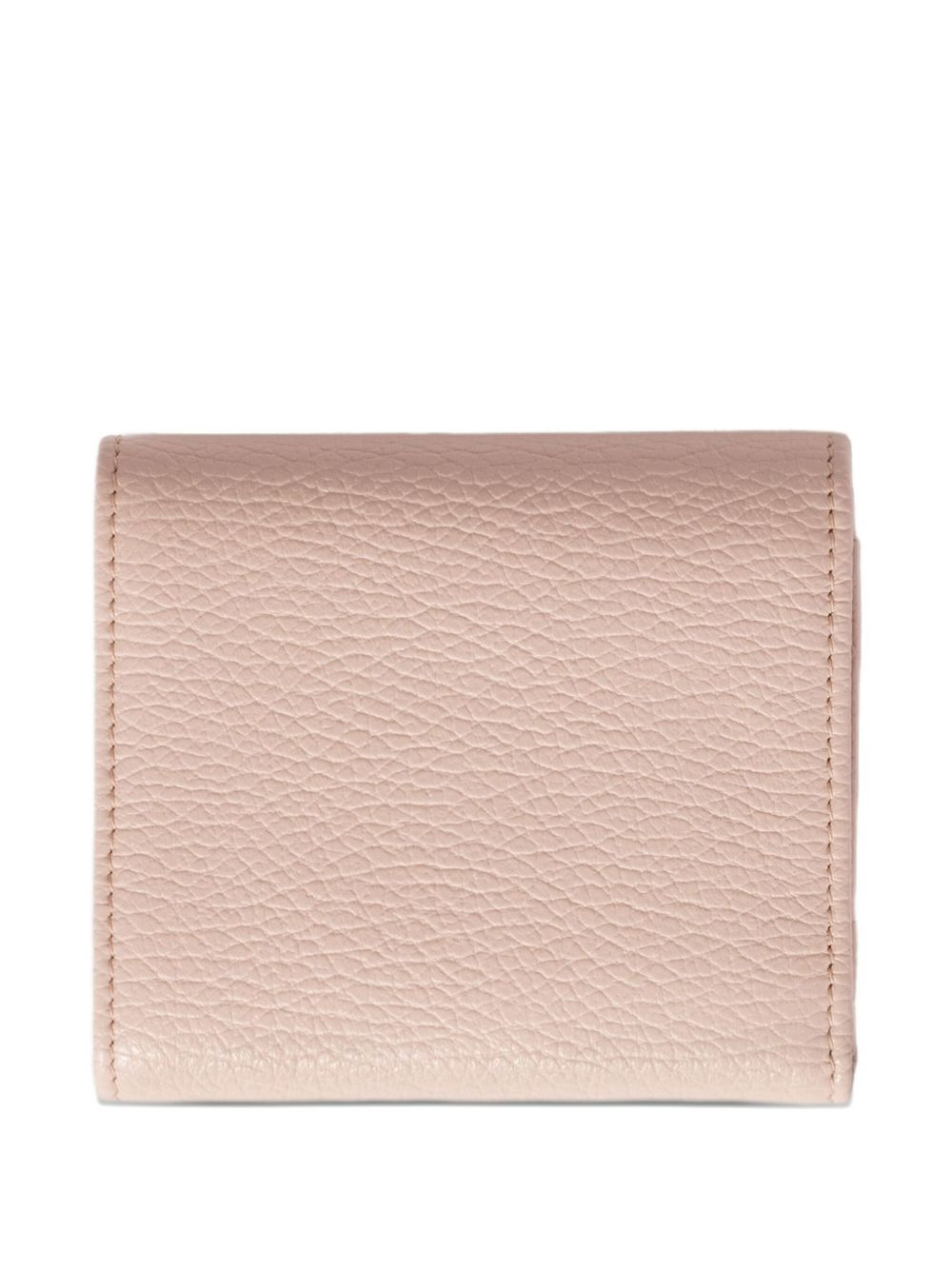 logo-plaque leather wallet - 2